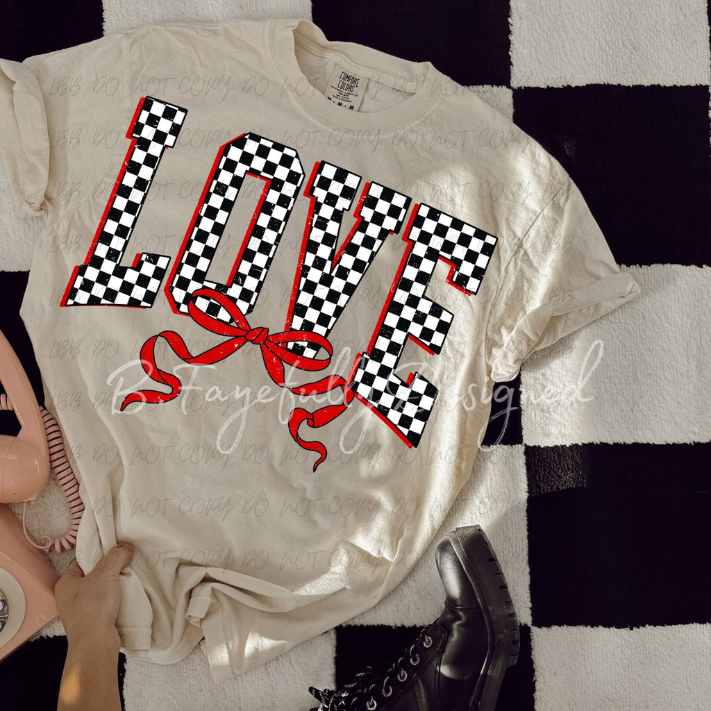 PRE ORDER *LOVE w/ bow”