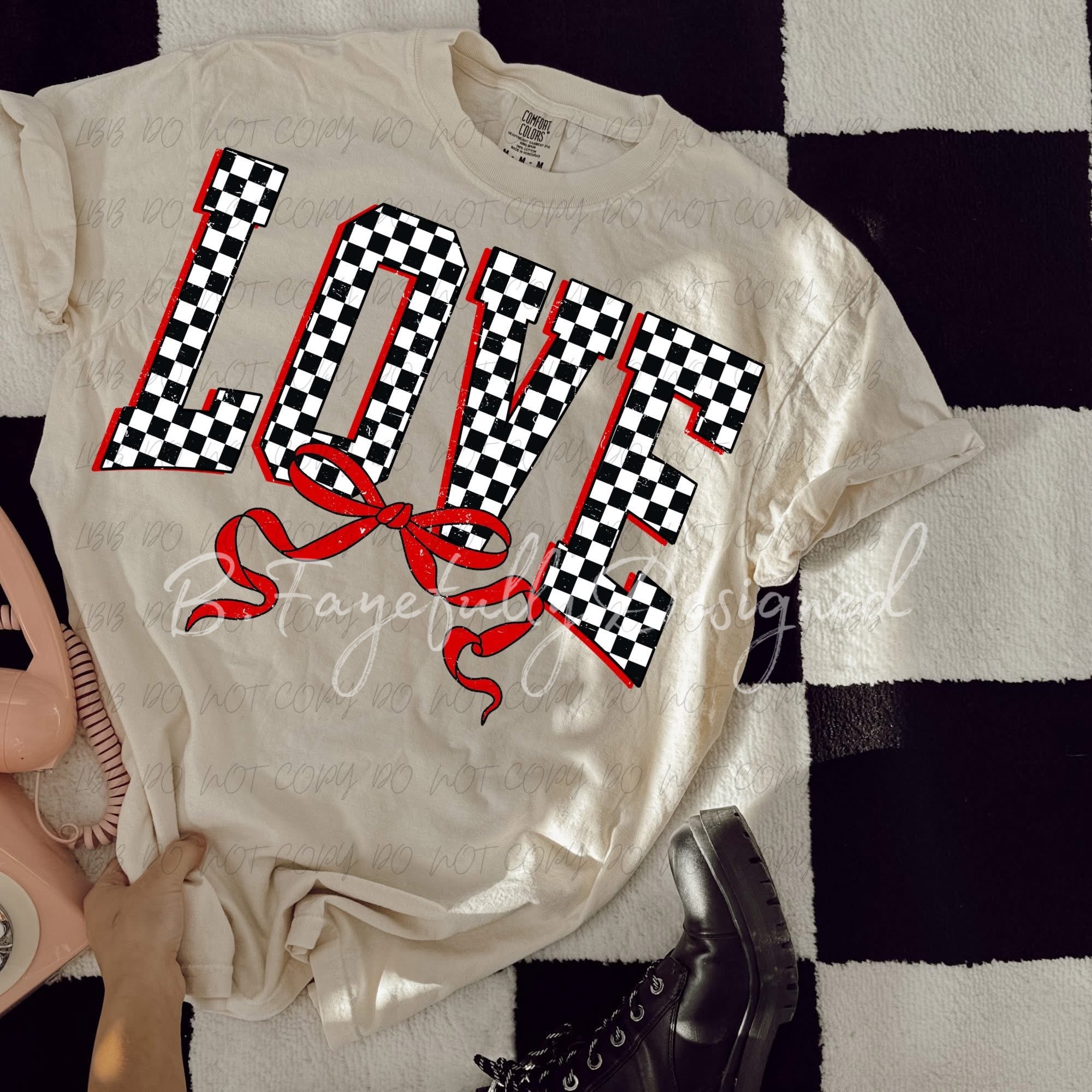 PRE ORDER *LOVE w/ bow”