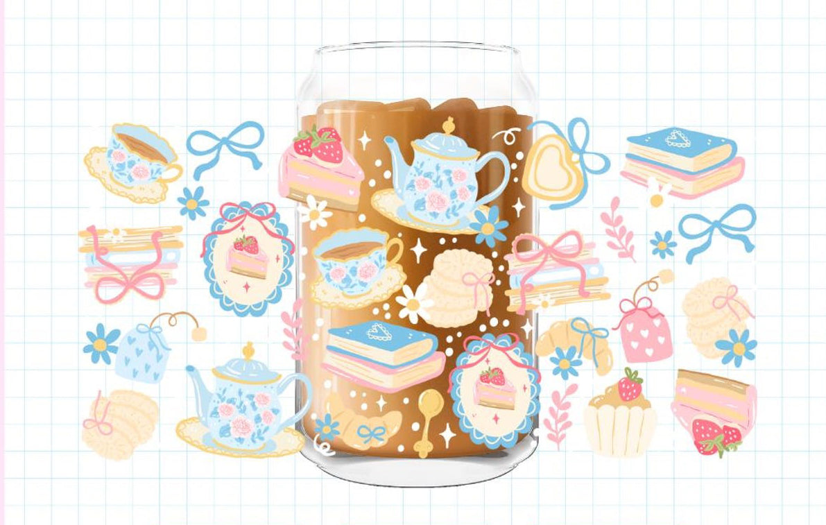 Books, tea and cakes