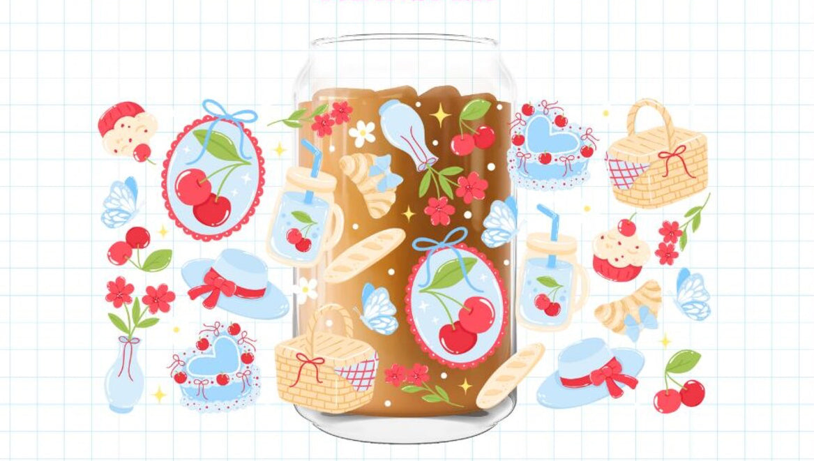 Cherries picnic dainty